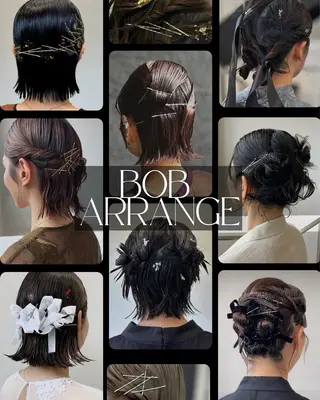 ショート ヘアアレンジ KAWATOKO MISUZUのヘアスタイル