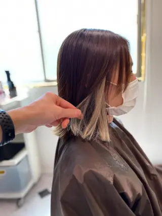 ショート カラー ヘアアレンジ 梅田中崎町髪質改善 /オキヒロト/エコルのヘアスタイル