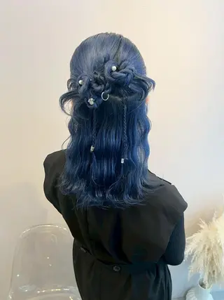 ロング カラー ヘアアレンジ ALLEN hair 梅田店のヘアスタイル