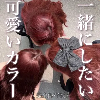 セミロング カラー ヘアアレンジ 🥀社内技術講師🥀 稲場皓一のヘアスタイル