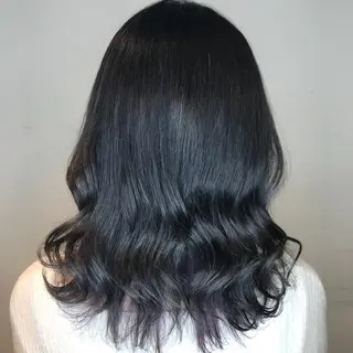 ミディアム カラー 烏丸韓国ヘア🇰🇷 ayaka🎀のヘアスタイル