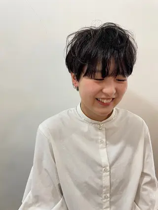 ショート パーマ 塔崎 りこのヘアスタイル