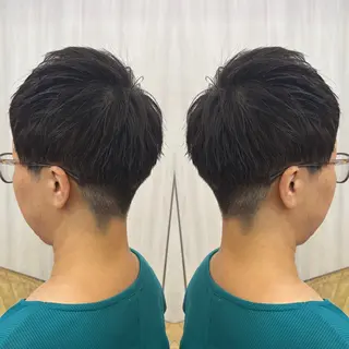 メンズ 💎ハイトーン/艶 カラー モエカ💎のヘアスタイル