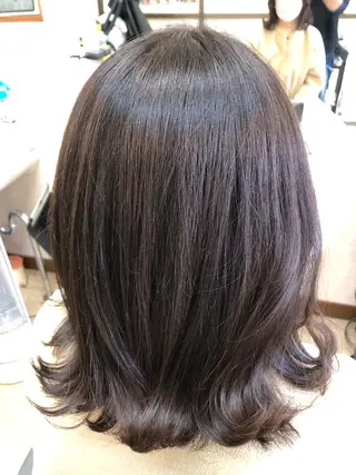 ミディアム 石塚 浩のヘアスタイル