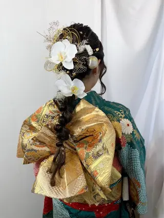 ヘアアレンジ 🐏みや🐏 セットモデルのヘアスタイル