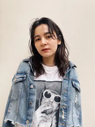 ミディアム カラー 💎髪質改善/艶カラ ー🌟加藤陸🌟のヘアスタイル