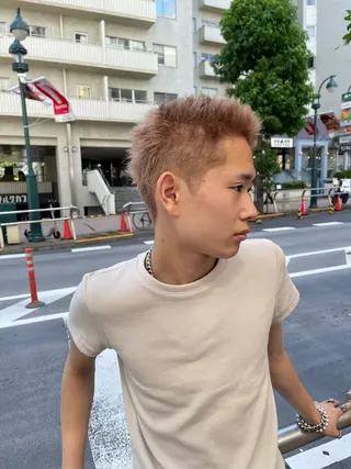 カラー メンズ メンズカット パーマ[佐橋]のヘアスタイル