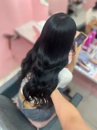 ロング シーズン エクステ/大阪梅田駅のヘアスタイル