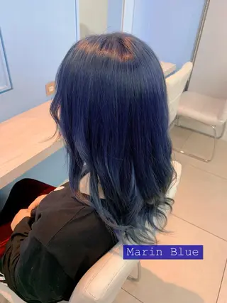 ロング カラー ✂︎レディース のメンズカット屋さんのヘアスタイル