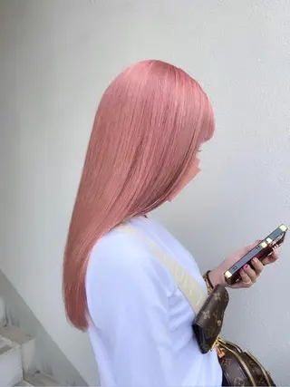 ロング カラー エフェクトブリーチ 🌟前澤啓太朗のヘアスタイル