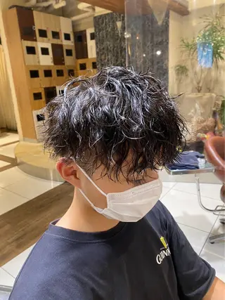 メンズ メンズモデル募集 新井星弥のヘアスタイル