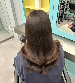 セミロング Mio/髪質改善 透明感カラー/西梅田のヘアスタイル