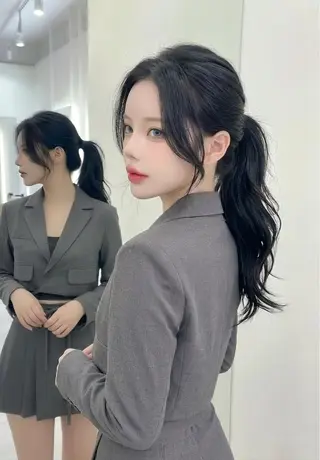 ロング カラー レイヤー/髪質改善 /透け感カラー/艶髪のヘアスタイル