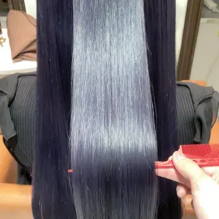 ロング 【縮毛矯正・艶髪】 髪質改善　橋本🌟のヘアスタイル