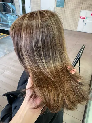 カラー 髪質改善＆美髪矯正 専門美容師:植原瑞樹のヘアスタイル