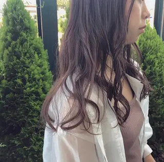 セミロング カラー ヘアアレンジ メンズ キッズ ネイル マツエク・マツパ 髪質改善🫧ベージュ 椙山 響のヘアスタイル