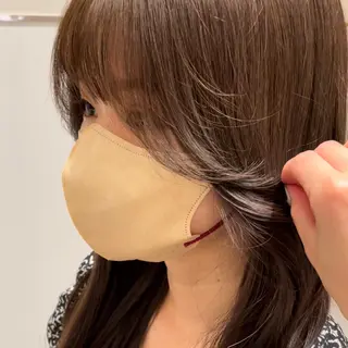 ロング カラー 🤎小顔レイヤー /ベージュ🤎友香のヘアスタイル