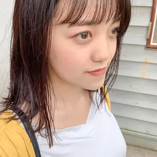 ミディアム カラー botan KOZUEのヘアスタイル