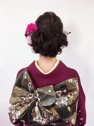ロング ヘアアレンジ YAP！HAIR トコツメアヤノのヘアスタイル