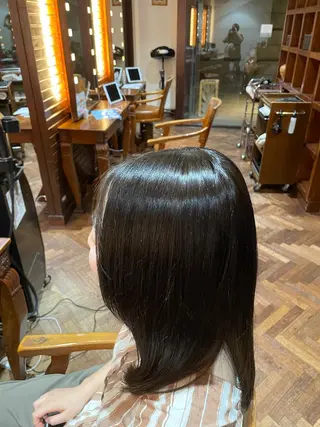 ミディアム stylist YUTOのヘアスタイル