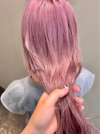 セミロング ハイトーン/ブリーチ 🧁soraのヘアスタイル