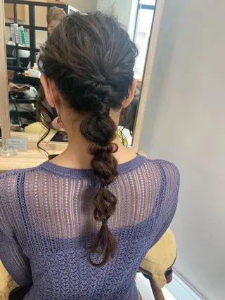 ロング ヘアアレンジ 似合う髪型が 分からない方へのヘアスタイル