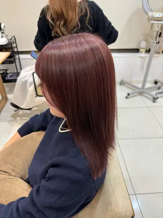 ロング カラー こばりん🌟/ボブ /イヤリングカラーのヘアスタイル