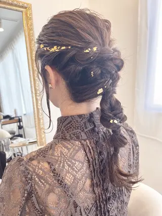 ヘアアレンジ 【岡山/pilina 】白井美緒のヘアスタイル