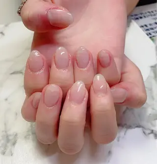 ロング カラー ネイル Q Free nailsのネイルデザイン