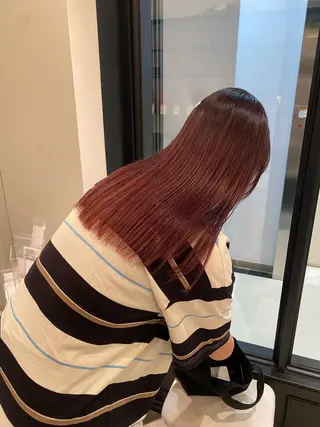 セミロング riria/ボブ /透明感カラー🎀のヘアスタイル