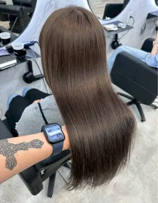 カラー ⋆✦ Leon カット¥1100のヘアスタイル