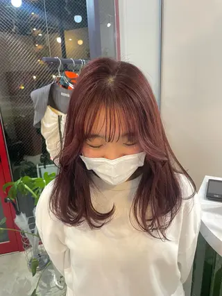 ミディアム カラー ハイトーン/メンズ/ デザイン/梅田/ミユのヘアスタイル