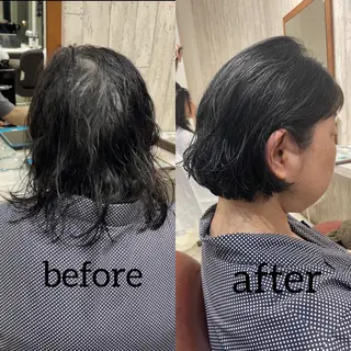 ショート 🌫️縮毛矯正/髪質 改善/ゆずる🌫️のヘアスタイル
