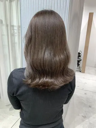 ミディアム カラー ヘアアレンジ yuka .のヘアスタイル