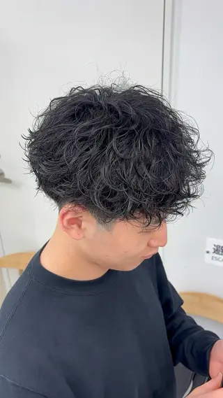 ショート パーマ メンズ 名古屋メンズパーマ /松井生のヘアスタイル