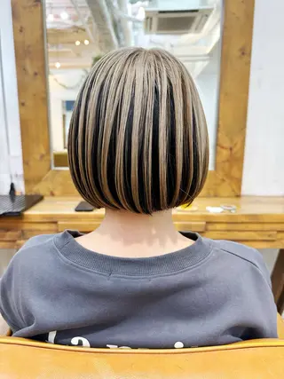 ショート カラー 👑銀座ショート/ 絶壁補正/金子涼👑のヘアスタイル