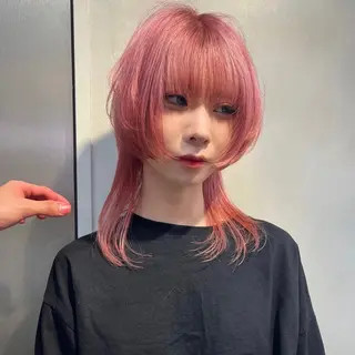 ショート カラー ブロンド／ブリーチ 【SITY.】のヘアスタイル