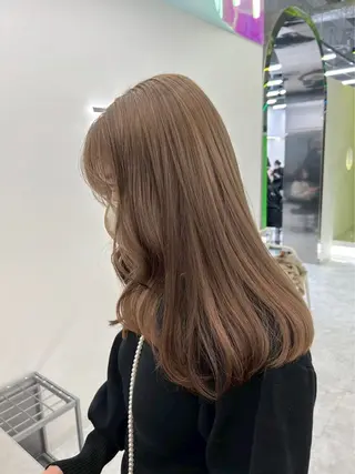 ロング カラー 中韓レイヤー/ ブラウン🤎はやとのヘアスタイル