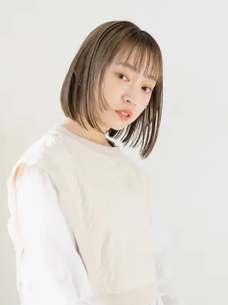 ミディアム ROCCA hair HARU🩵のヘアスタイル