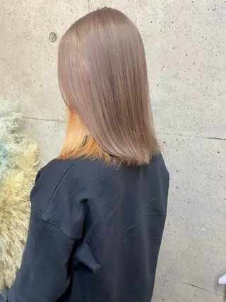 ミディアム カラー ⭕️ダメージレス特化 髪質改善🥇丸山憲人のヘアスタイル