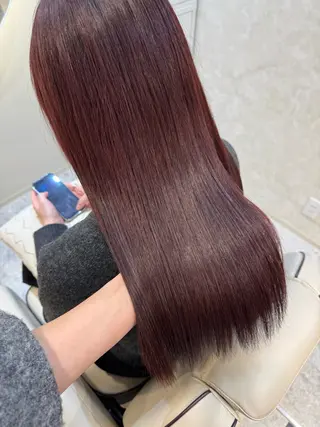セミロング カラー 片岡 由依のヘアスタイル