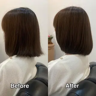 ミディアム 濱本 浩安のヘアスタイル