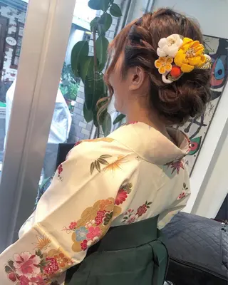 ロング ヘアアレンジ pep natsumiのヘアスタイル