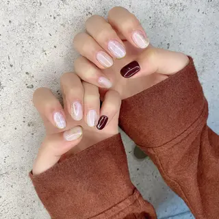 ミディアム カラー パーマ ヘアアレンジ メンズ キッズ ネイル マツエク・マツパ Salon Ｋのネイルデザイン