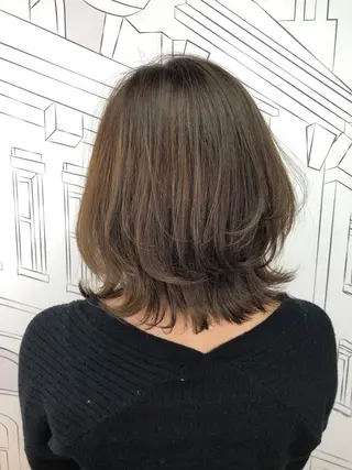 ミディアム 坪井 彰吾のヘアスタイル