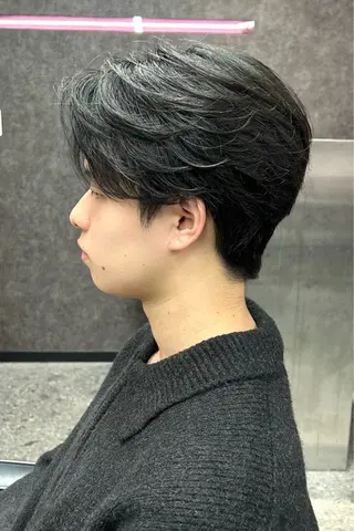 ショート カラー メンズ メンズスタイリスト 前田雄輝のヘアスタイル