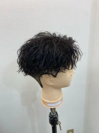 パーマ メンズ 柴田 将のヘアスタイル