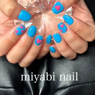 ネイル miyabi nail 桂川駅近くのネイルデザイン