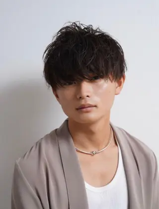 パーマ メンズ メンズ特化 古賀陸斗のヘアスタイル