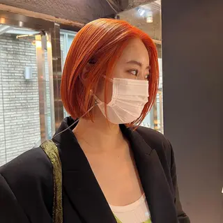 カラー ウルフ/レイヤー Miinaのヘアスタイル